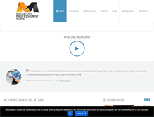 Tablet Screenshot of mediatoriprofessionistiroma.com